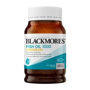 (PRE ORDER) Blackmores Odourless Fish Oil 1000mg 200 Capsules shelf life 2yrs